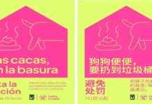 Carteles en español y chino para combatir la suciedad en Usera. news-26092024-072346