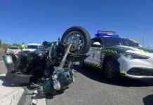 Grave accidente en la M-40: motorista de 76 años pierde una pierna news-30092024-223339