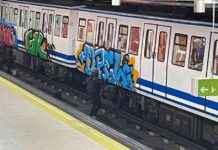 Grafiteros detienen Metro en Bambú para pintar vagones news-01112024-184234