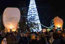 Luces navideñas iluminan el cielo de Pozuelo news-01122024-053021