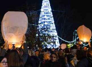 Luces navideñas iluminan el cielo de Pozuelo news-01122024-053021