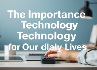 La Importancia de la Tecnología en Nuestra Vida Diaria The Importance of Technology in Our Daily Lives